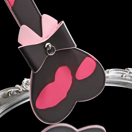 「Cupid Touch」Handmade Color-changing Leather Spanking Paddle