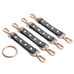 「Rose Shackle 」Handmade BDSM Leather Collar & Cuffs Set