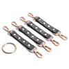 「Rose Shackle 」Handmade BDSM Leather Collar & Cuffs Set